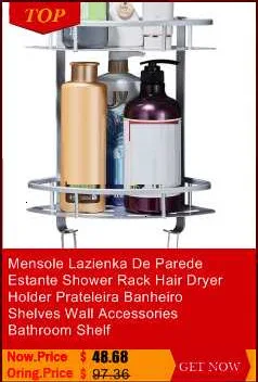 Estante Prateleira Parede Etagere Lazienka Estanteria Rotatable Salle De Bain Wall Shower Accessories Towel Rack Bathroom Shelf