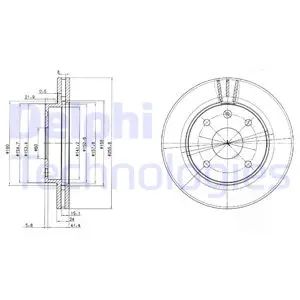 

DELPHI BG4003 DISK ON 04-LACETTI NUBIRA 02 REZZO