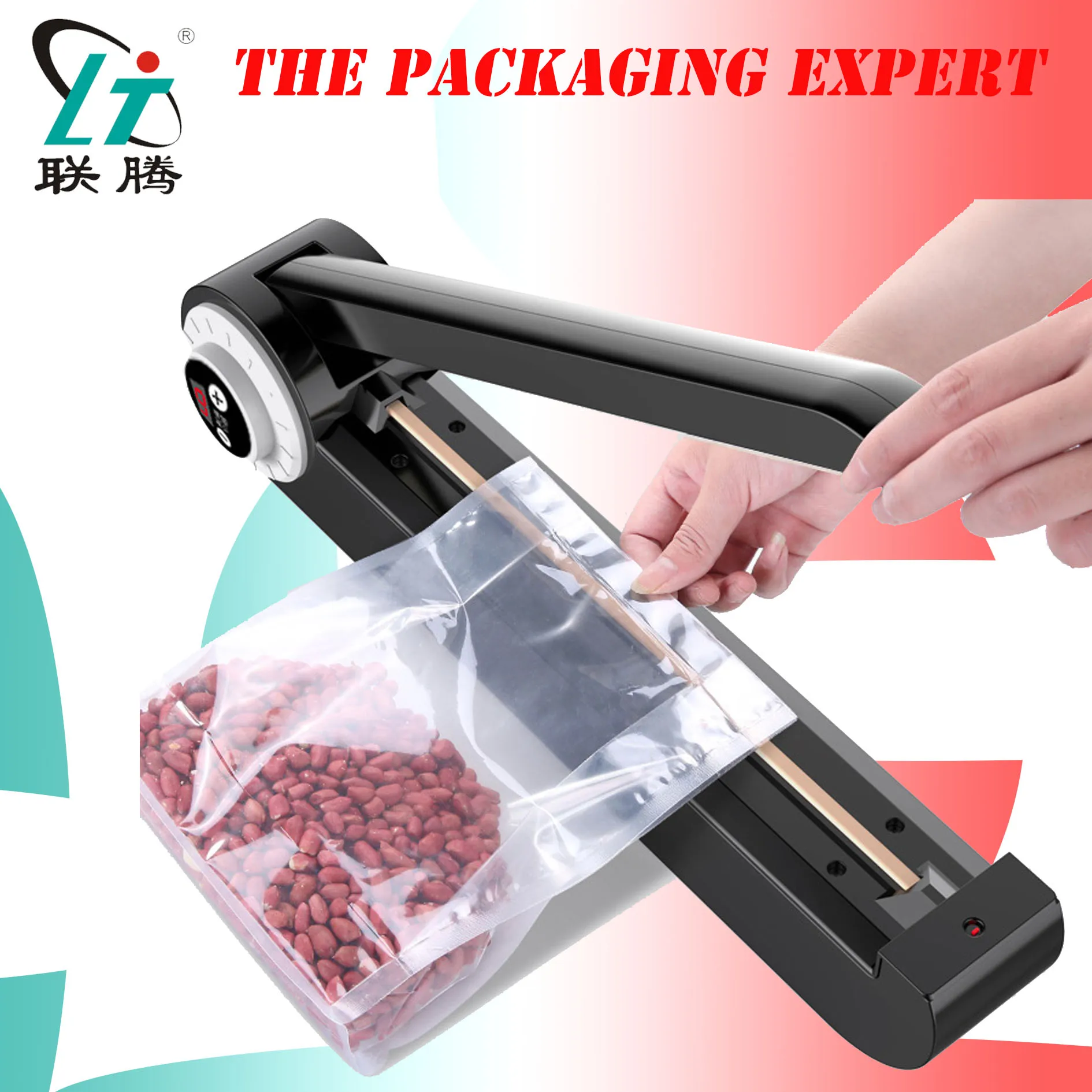 30 см упаковочная машина для мешков ручная пищевых продуктов Ручной пресс