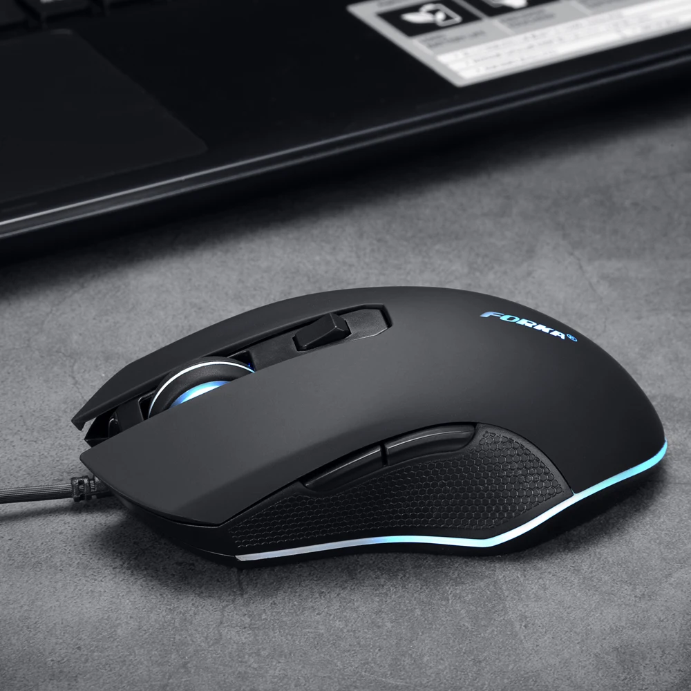 Новая Проводная игровая мышь с 6 кнопками 3200DPI светодиодный USB компьютерная