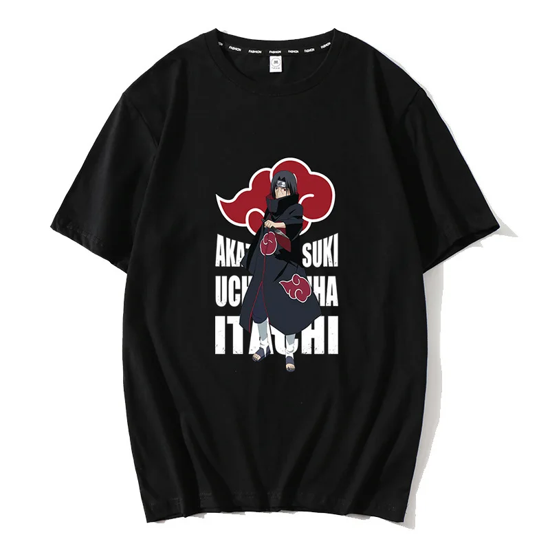 

New Anime Surrounding Summer Clothes Naruto Naruto Naruto Itachi Kakashi Casual Fashion Short-sleeved T-shirt for Men and Women