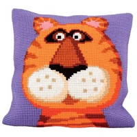 latch hook cushion kits ball pillows wedding cartoon tiger home decoration pillow case kits for embroidery unfinished