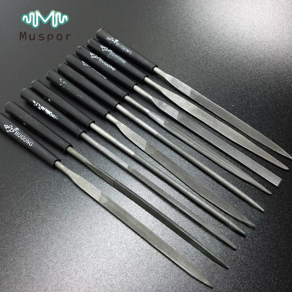 Упаковка из 10 шт. Профессиональный гитарные лады гайки набор надфилей