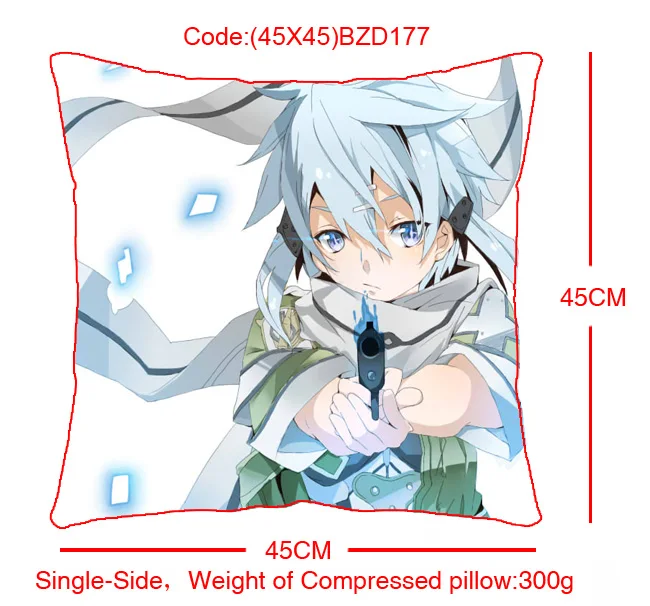 Stye 1 Sword Art Online Аниме заказной чехол для подушки дома спальни наволочки с