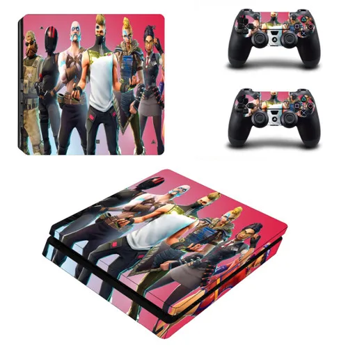 Цвет: желтый НОВАЯ тонкая наклейка для PS4, Виниловая наклейка для консоли Playstation 4 и 2 контроллера PS4, тонкая наклейка s - Цвет: Цвет: желтый