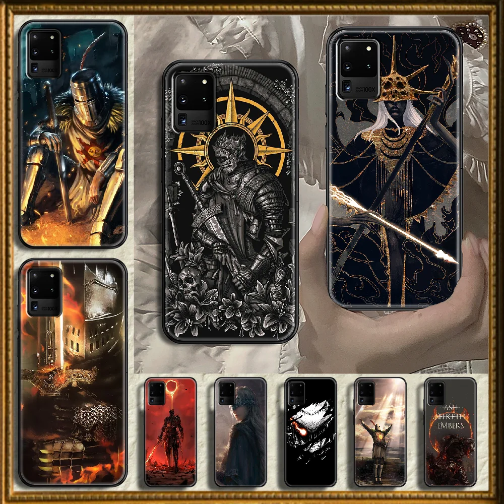 Чехол для телефона Game Dark Souls Samsung Galaxy Note 4 8 9 10 20 S8 S9 S10 S10E S20 Plus UITRA Ультрачерный