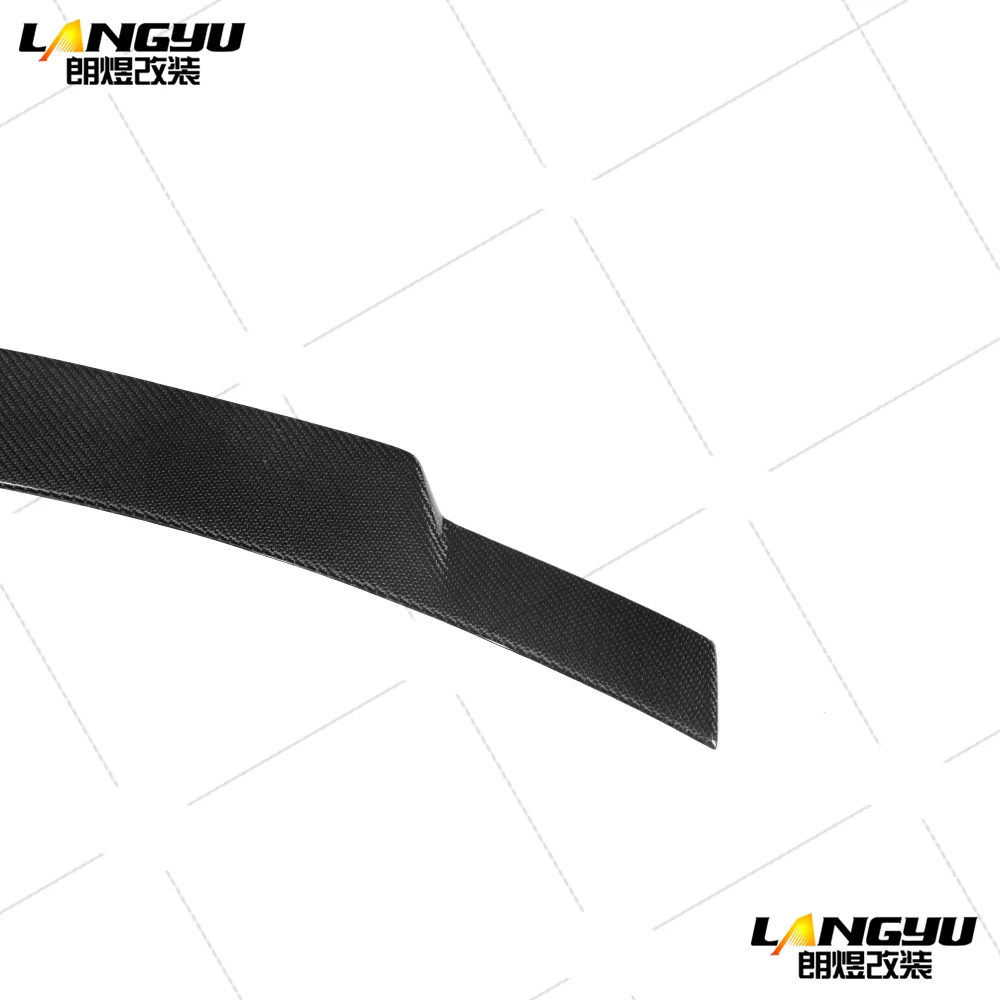 Для Honda Civic Type R Hatchback 5dr FK2 Mugen Black GT 2015 2016 2017 C74 Style Real Carbon Fiber спойлер для багажника