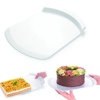 31x23 cm large cake lifter spatula plastic pizza lifter square round cake mover lifting spatula pastry tools accessories