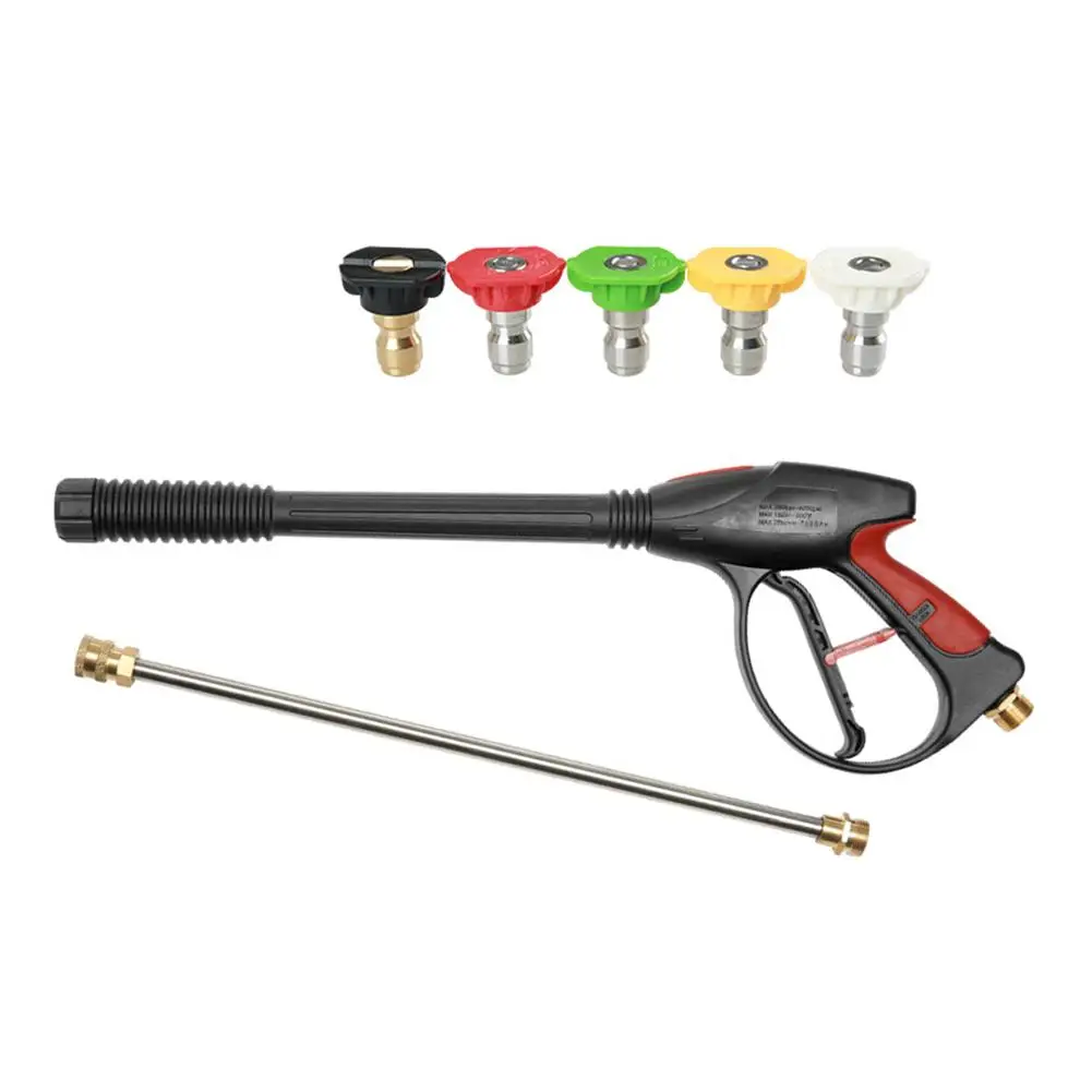

High Pressure Washer Gun Nozzle Tips Lance Wand Kit for Balcony Carpet Washing Applicable to Watering Plants and Trees