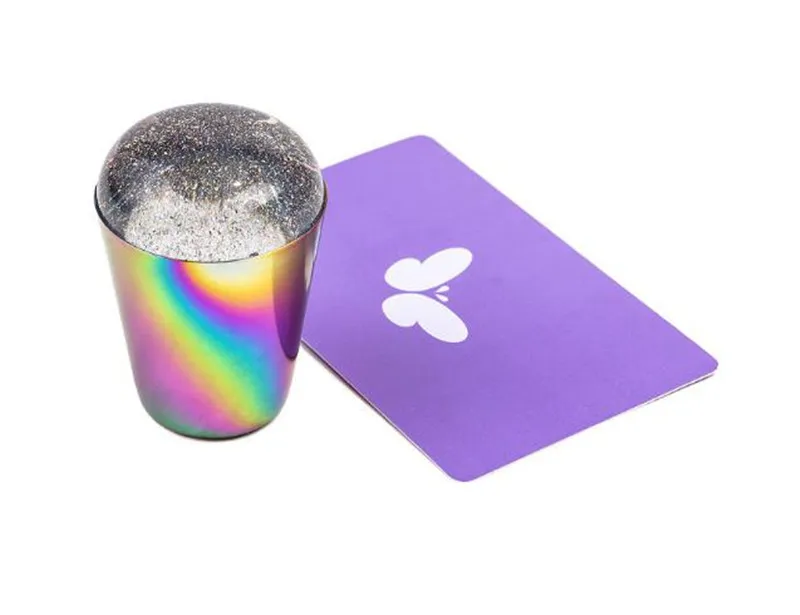 10 шт./лот голографическая ручка прозрачный штамп для стемпинга пластины Холло