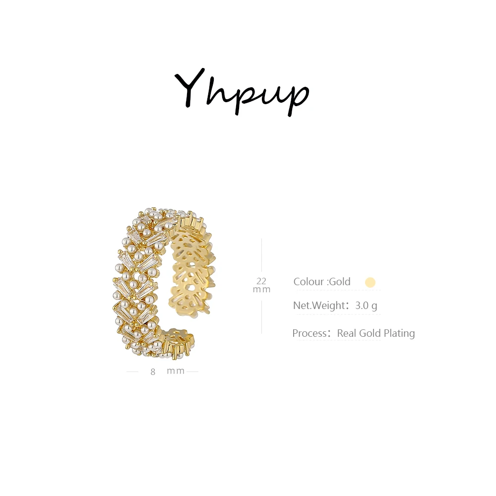 Женское кольцо с искусственным жемчугом фианитом|Кольца| |