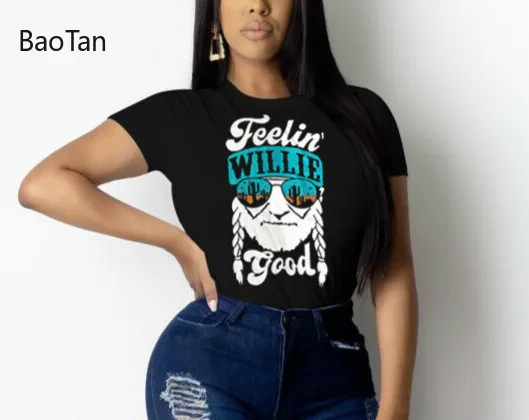 

Summer Ladies Top Woman Tshirts Ladies Short Sleeve T-shirt Tops Casual Printed Round Neck Short Sleeve T-shirt O-neck