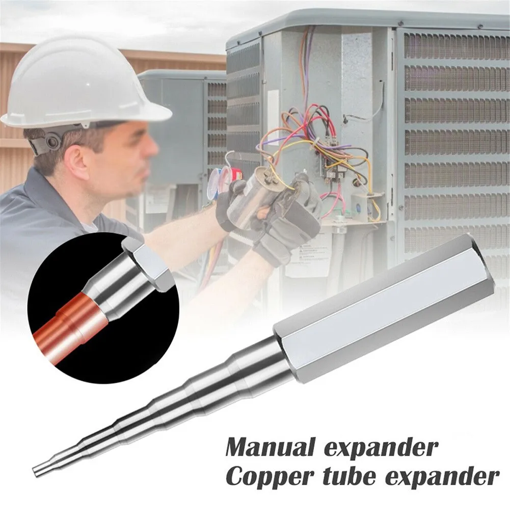 1/4 3/8 1/2 5/8 3/4 Manual Expander Manual Copper Tube Expansion Tube 6-19mm Punch Tube Swaging Kit Flaring Tool