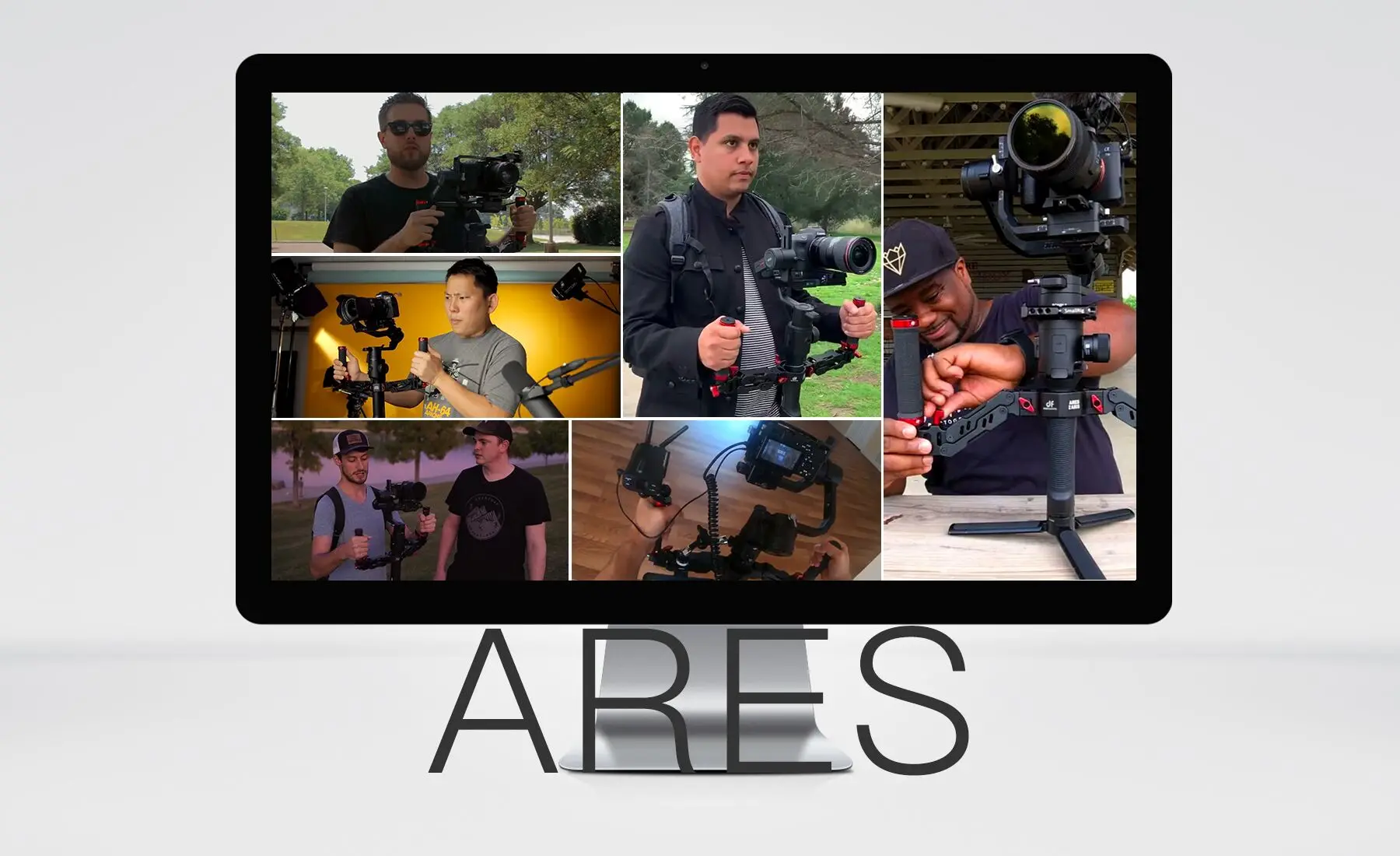ARES алюминиевый Z axis съемный пружинный шарнир двойная ручка 1,8-5 кг+ паук ремень кольцо удлинитель адаптер для Ronin SC/S Crane 2
