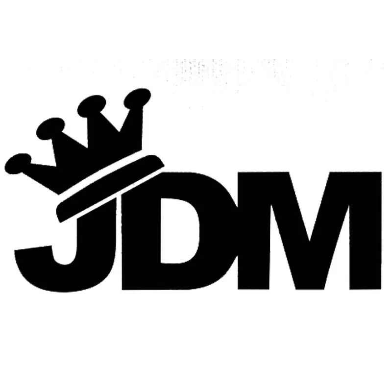 

Japan JDM Crown Car Sticker Fashion Waterproof Decal PVC Bumper Window Decoration Cover Scratch Sunscreen Exquisite Decals
