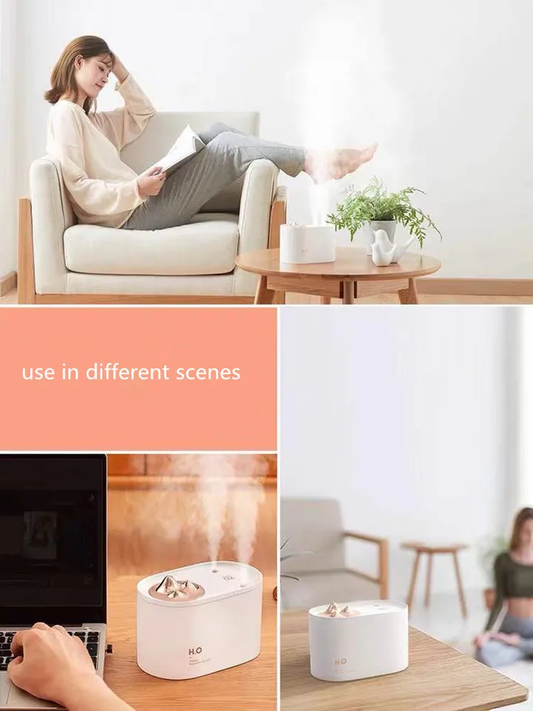 Портативный Ароматический диффузор эфирного масла 1000 мл ультразвуковой USB