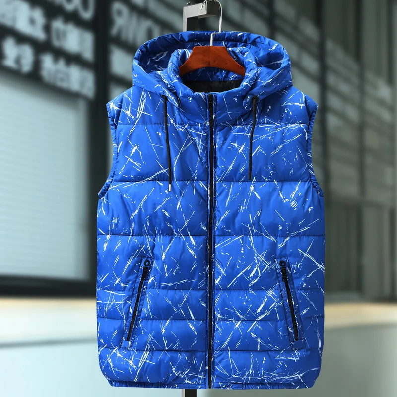 Коллекция 2021 года высококачественный мужской жилет с капюшоном | Мужская одежда