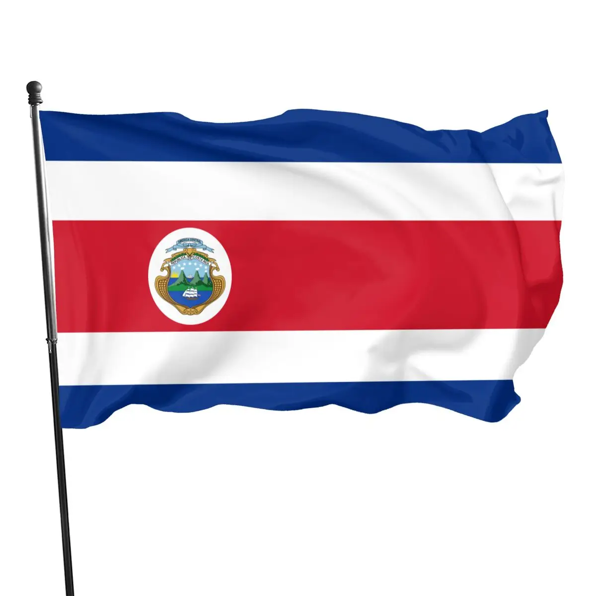 

high quality polyester printed flagCosta rica decoration activity flag 90x150cm