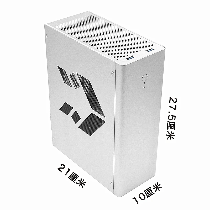 Мини-корпус S2 полностью алюминиевый с ножом картой Matx графическая карта для