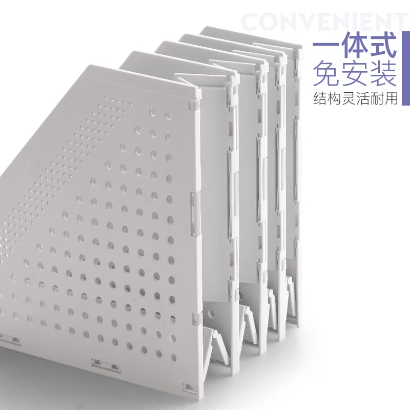 Складная коробка для файлов подставка книг Настольная Вертикальная простая