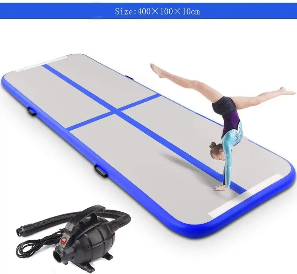 Надувной гимнастический коврик 6/5/4 м матрас для живота дома и гимнастического