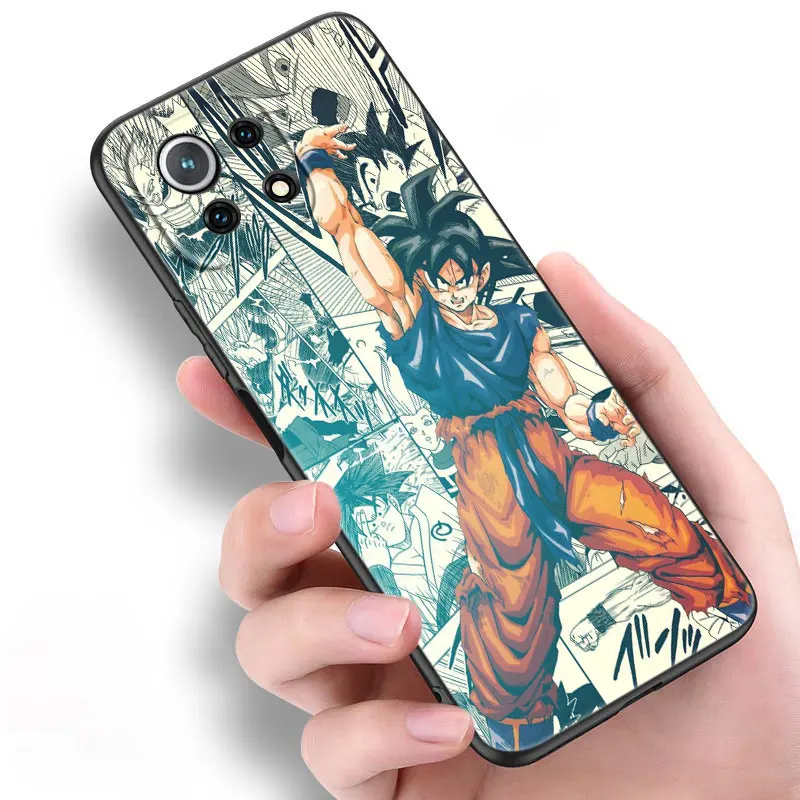 Чехол для телефона с аниме Super Son Goku мягкий черный чехол Xiaomi Mi POCO X3 NFC F3 GT M3 10T 11T 11X Pro