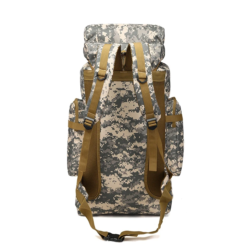80L Открытый Большой Вместительный рюкзак для альпинизма военный Камуфляжный