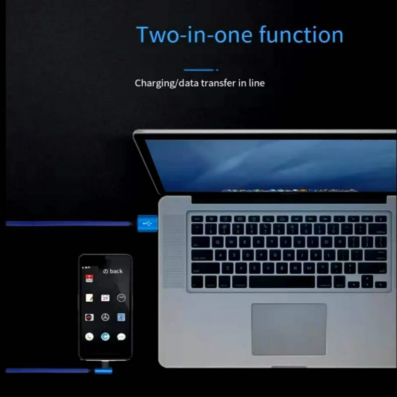 Кабель с портом Micro-USB Type-c для iPhone Samsung курица ест игра кабель передачи информации