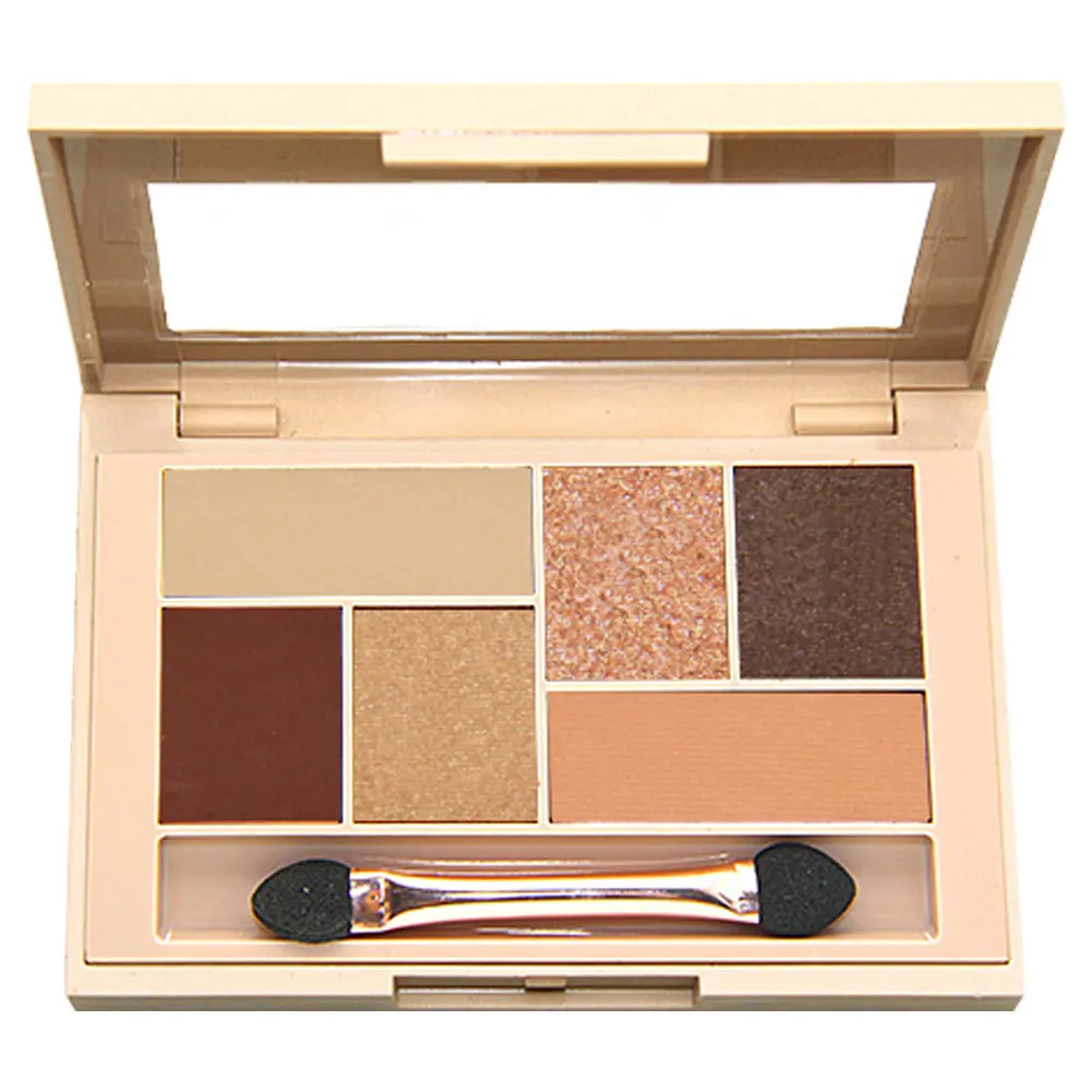 

6 Colors All Matte Eyeshadow Palette Professional Glitter Eyes Cosmetic Long Lasting Waterproof Earth Color Makeup With Brush