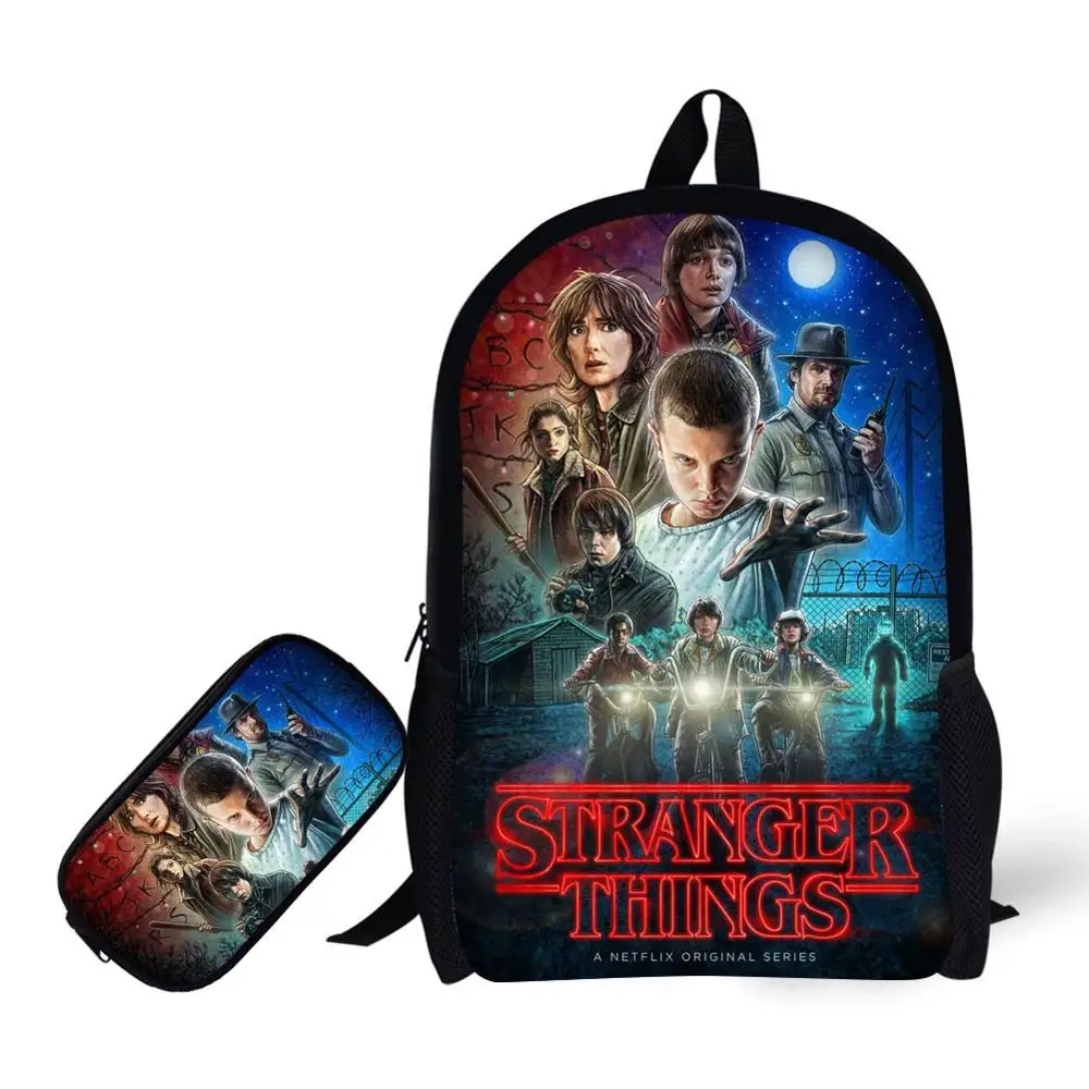 Хит продаж комплект из 3 предметов детские рюкзаки необычные вещи дизайн принт