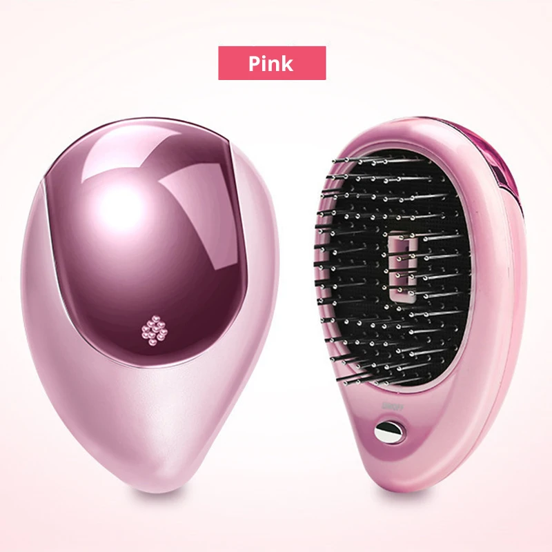 Портативная электрическая Ионная Щетка для волос щетка выпрямления расческа с