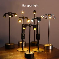new 360%c2%b0 rotatable led spot light bar cafe showcase bedroom table lamp 124 head night light warm white light