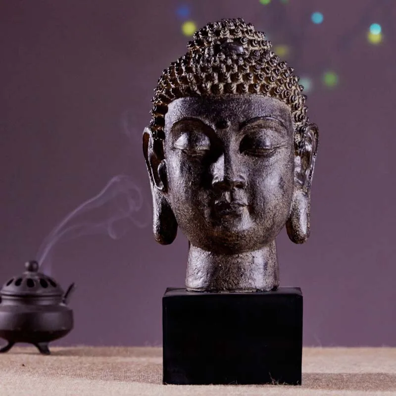 

33CM Large 2020 Southeast Asia Thailand HOME office living room TOP Decorate Buddha statue Ornament figure of the Buddha art