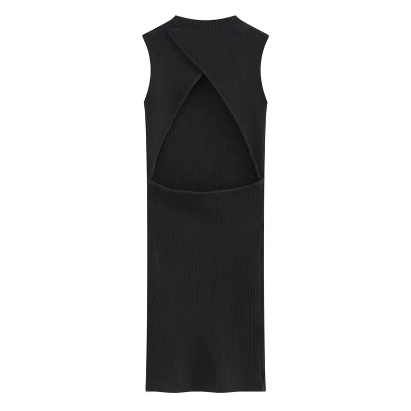 XIBANI трикотажное платье без рукавов женское сексуальное обтягивающее облегающее