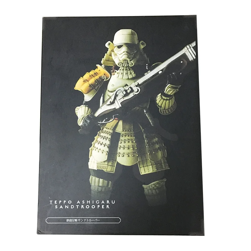 A with box 7 дюймов Звездные войны Самурай тайсо Боба Дарт Мол Вейдер Ashigaru Taikoyaku Akazonae Teppo Ahigaru Yumiashigaru Koutetsu фигурка игрушка - Цвет: A with box