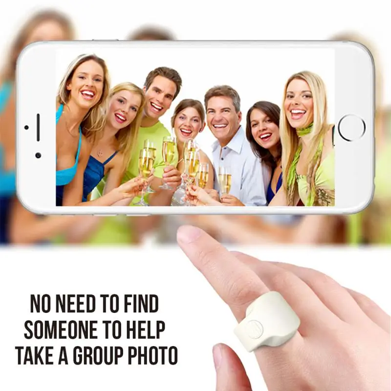 adjustable multifunctional wearable devices smart finger ring phone bluetooth free hands selfie anti shaking free global shipping