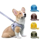 Поводок-жилет и поводок для собак и кошек, универсальный, светоотражающий