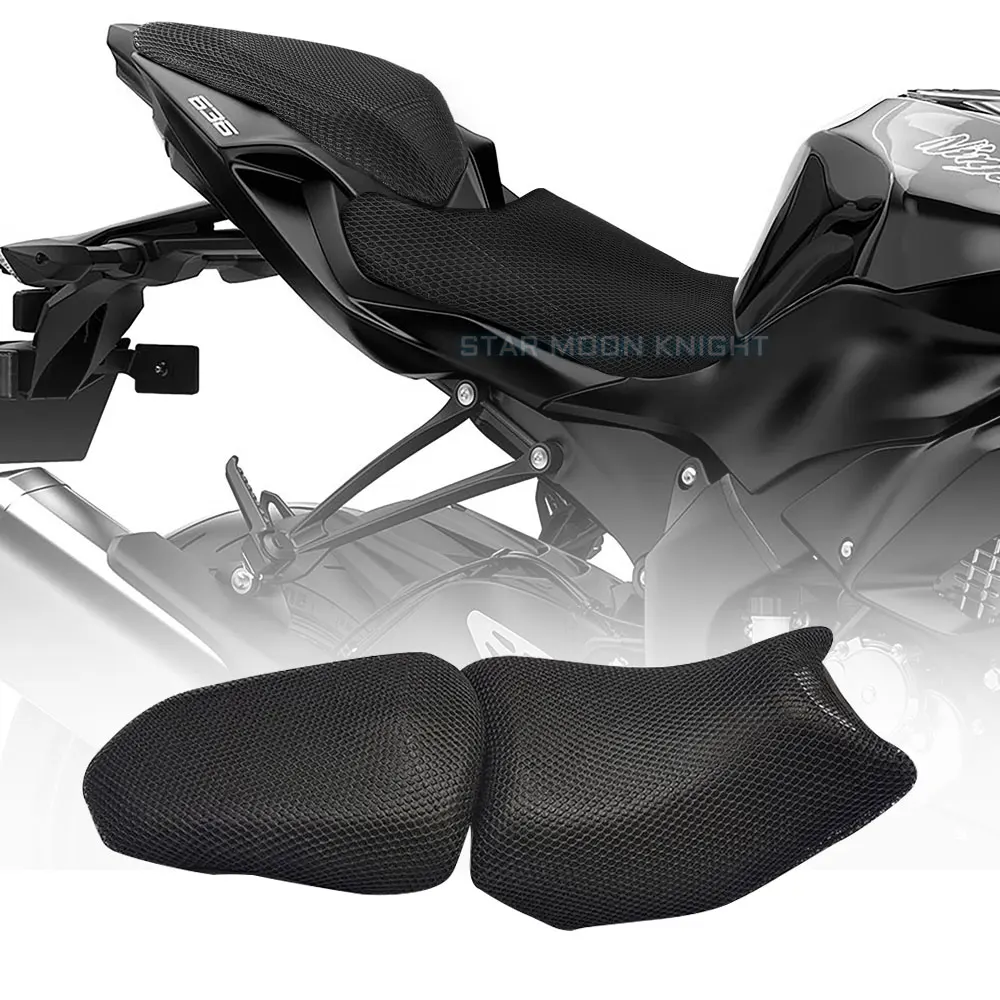 

Motorcycle Accessories Non-slip Protection Cushion Seat Cover For KAWASAKI ZX6R ZX-6R ZX 6R Nylon Fabric Saddle Seat Cover