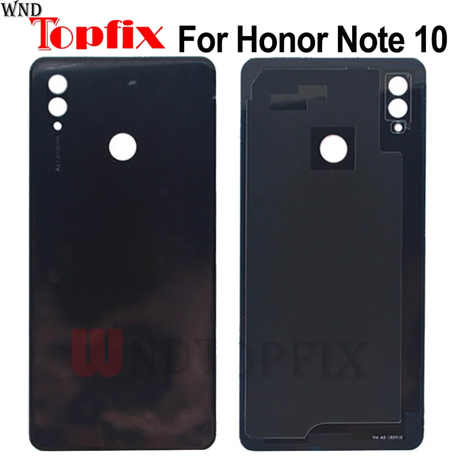 Стеклянная задняя крышка батарейного отсека для Huawei Honor Note 10 корпуса Крышка Note10