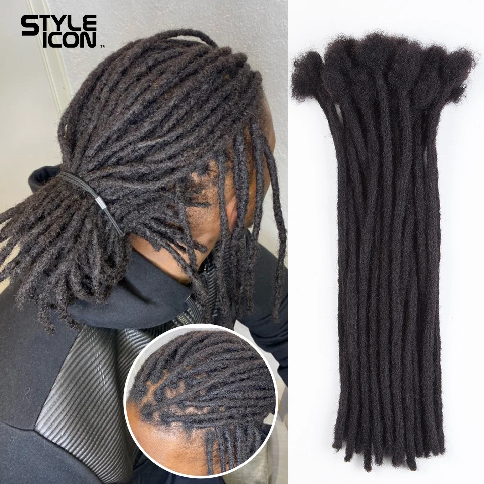 Dreadlocks Human Hair Bundles Afro Kinky Bulk 100% Human Hair  For Twist Braids Human Hair Extension Can be Dye And  Bleached