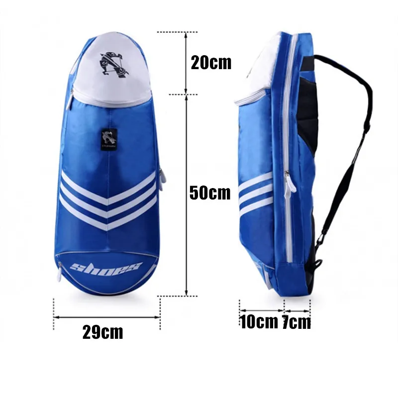 

Large Tennis Bags for Women Men to Hold Tennis Badminton Squash Racquet Balls Accessories Sports Backpack With Shoes Storage