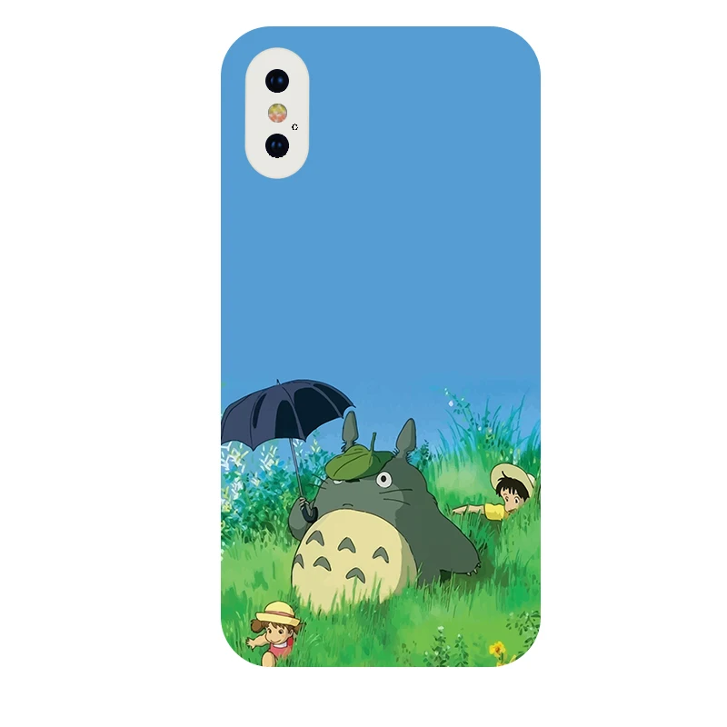 

Touching healing Anime Movie pattern Phone Case for HUAWEI P40pro mate40 for HONOR 20 quality soft liquid silicone Back Cover