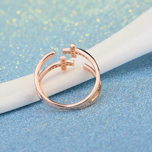 2021 Новый стиль с серебряным покрытием кольцо CZ кристаллом простые женские