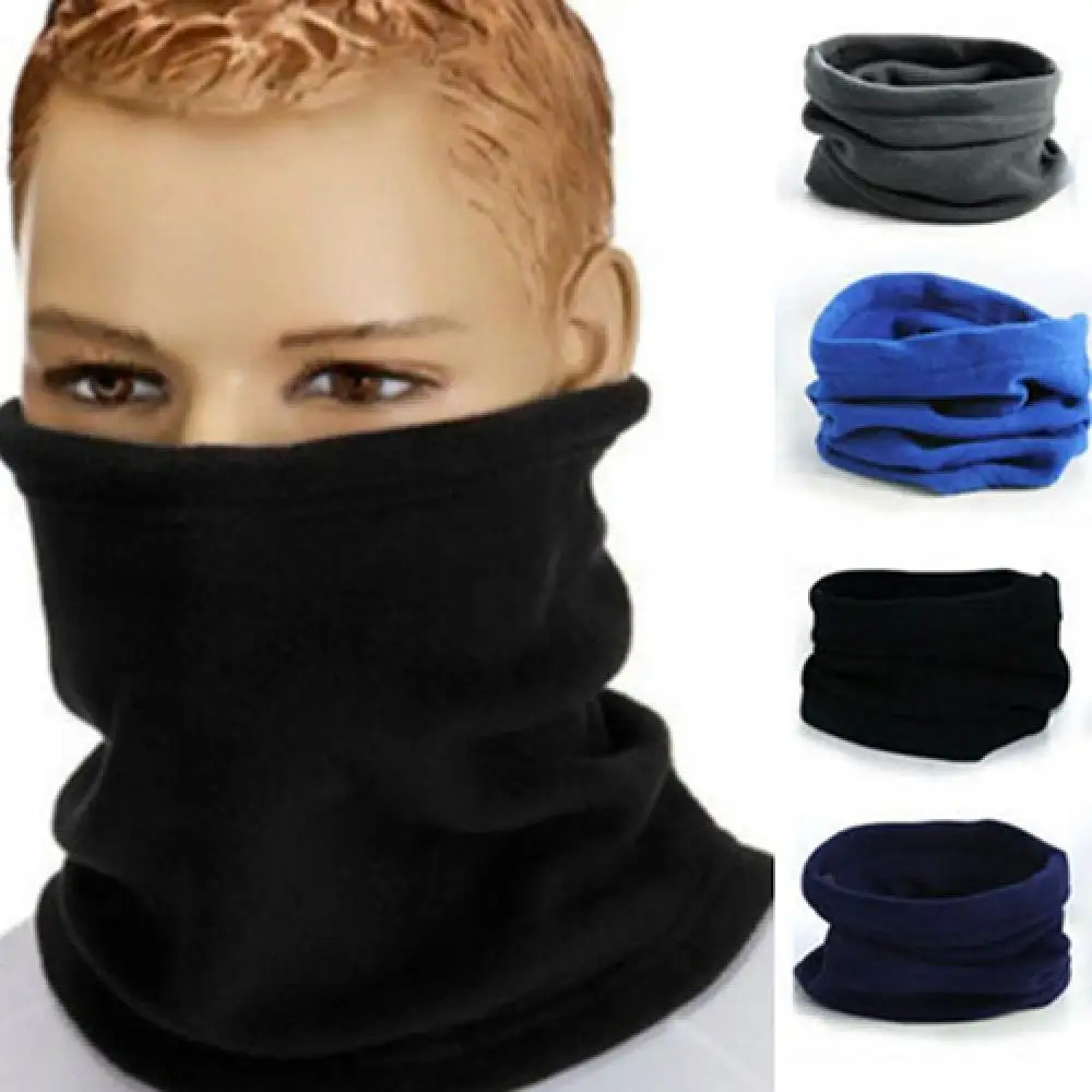 

Hot Sales!! Unisex Winter Outdoor Sport Thermal Polar Fleece Scarf Face Masked Neck Warmer Hat