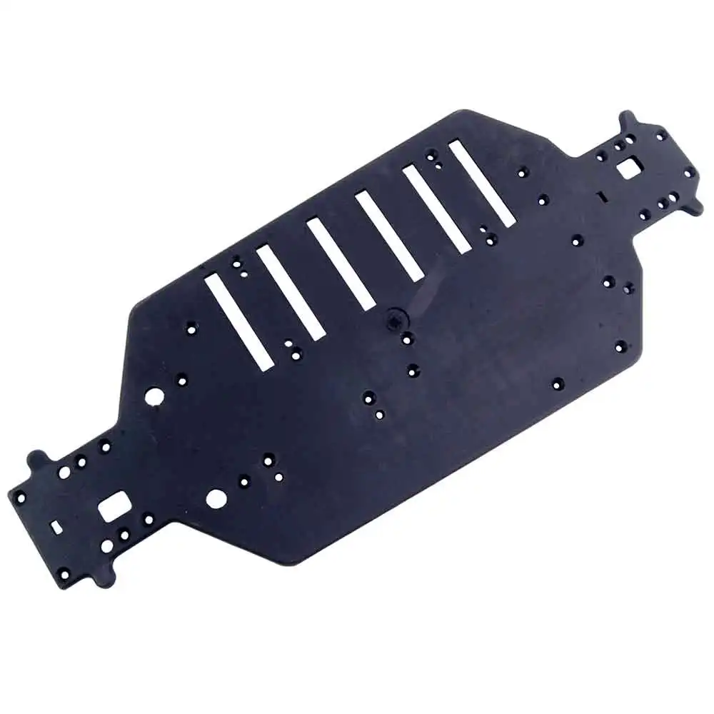 Детали для радиоуправляемого автомобиля HSP 04001 пластиковая черная пластина шасси