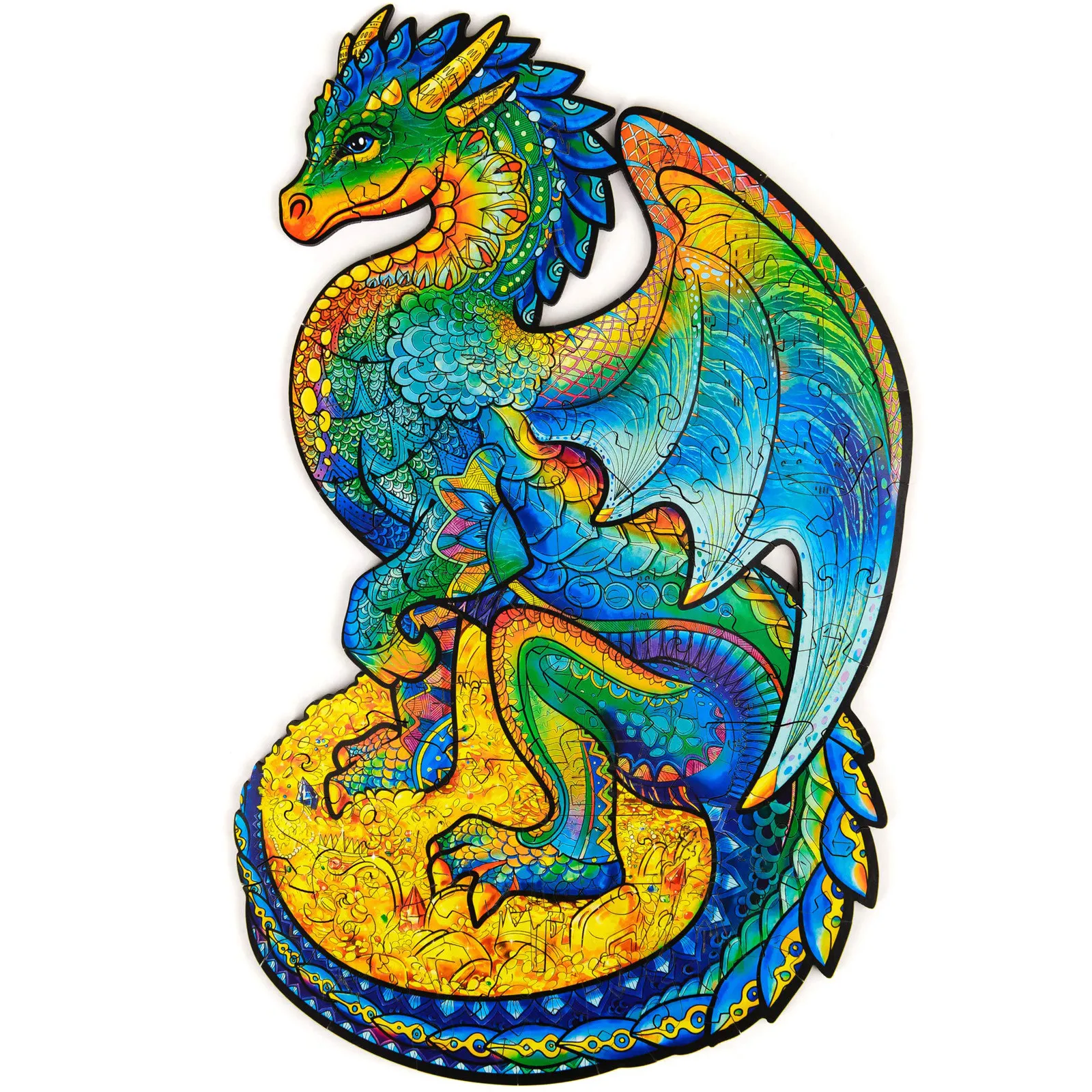 

100pc Cool Dinosaur Irregular Puzzle Paper Educational Jigsaw Children Gift Holiday Stress Reliever Increase Foucs Birthday Toy