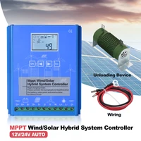 solar wind hybrid system mppt charge controller solar controller 800w wind 800w 12v 24v auto regulator home use wind generator