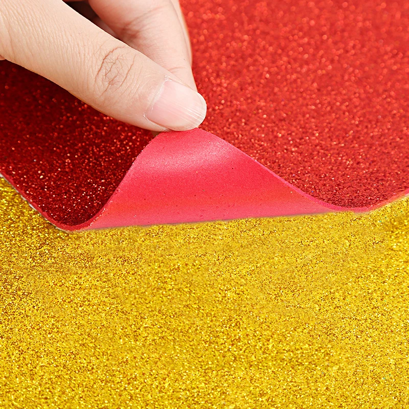 10 шт. губчатая бумага формата А4 блестящие золотые листы из пенопласта ручной