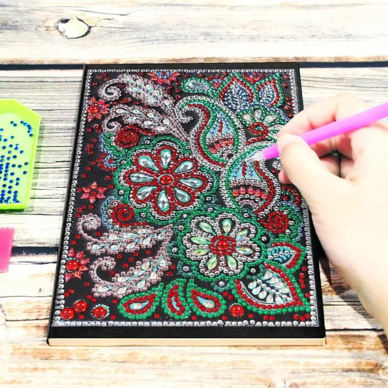 Сделай сам алмазная живопись особой формы мандала 50 страниц скетчбук А5 блокнот