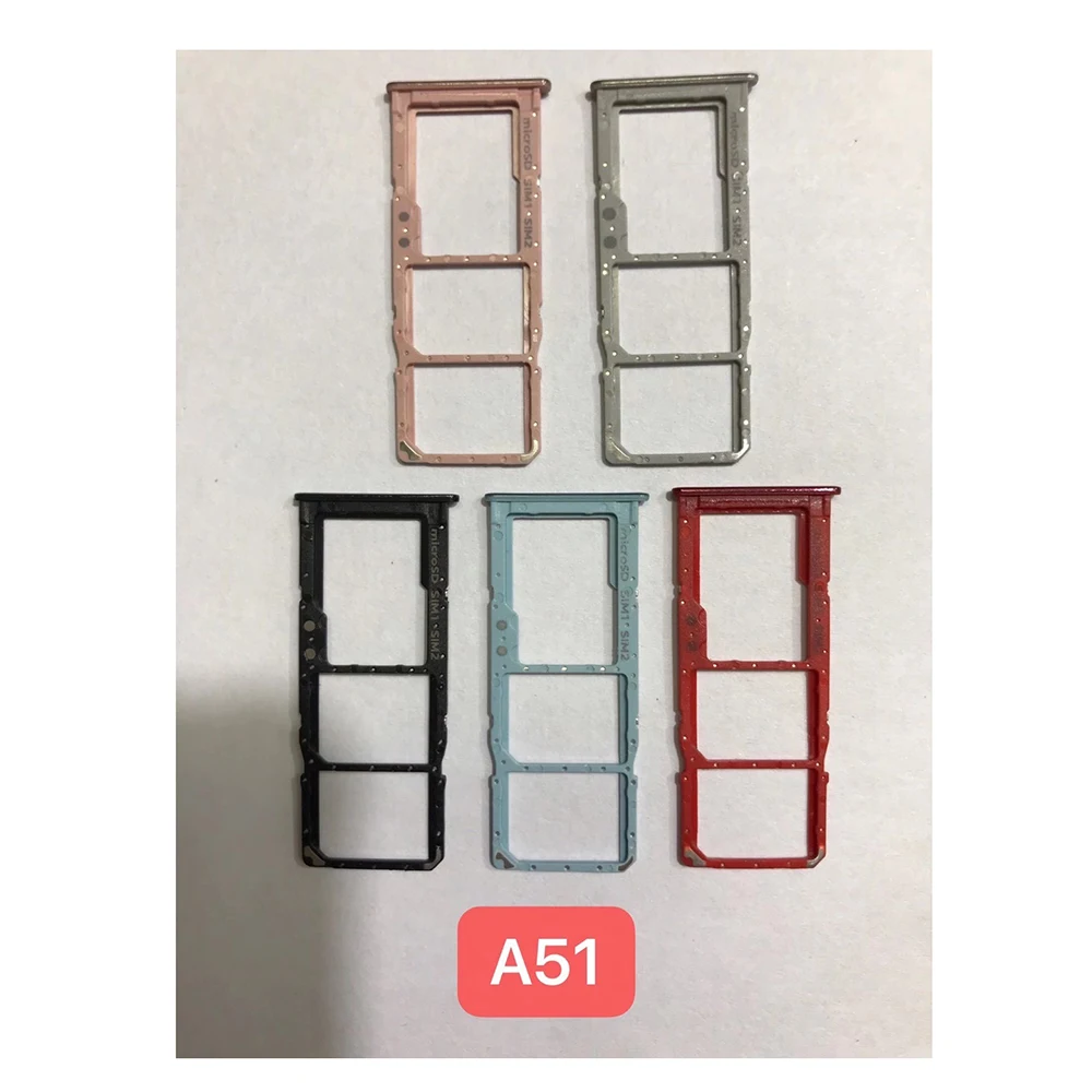 

Sim Tray Holder For Samsung Galaxy A51 A515 SIM Card Tray Slot Holder Adapter Socket Repair Parts